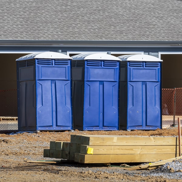 are there any restrictions on where i can place the portable toilets during my rental period in Klagetoh Arizona